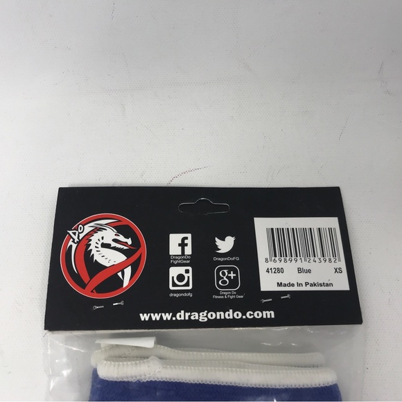 Dragon Do Washable Ankle Support Guard, Unisex Adult Size XS - Blue/White - Picture 8 of 8